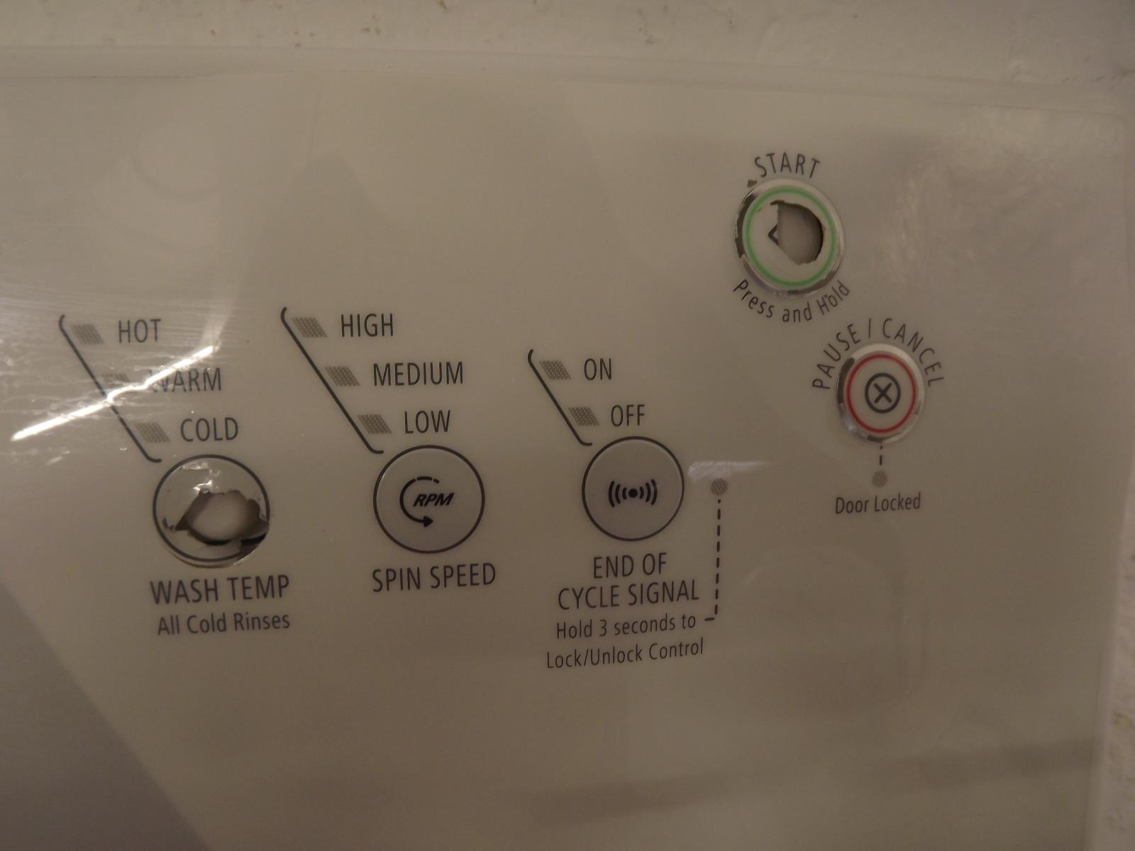 Whirlpool Washer WPW10099593 WP8571903 Control Panel Assy Used Whirlpool Washer WPW10099593 WP8571903 Control Panel Assy Used